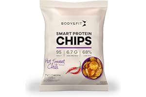 Body&Fit Smart Protein Chips Collation Protéinée Hot Sweet Chili 276 gram (12 sachets)