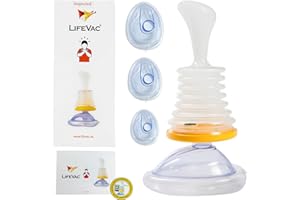 LifeVac - Kit de premiers secours standard pour adultes et enfants, appareil de sauvetage d'étouffement portable, dispositif d'étouffement de premiers secours