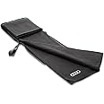 Audi 3292200300 Fleece Blanket 2-in-1 Foldable Cushion Black with Audi Rings Logo
