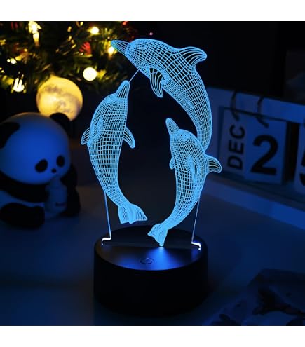 Luce decorativa per luce notturna con luce da tavolo RGB16 in acrilico a vita pi