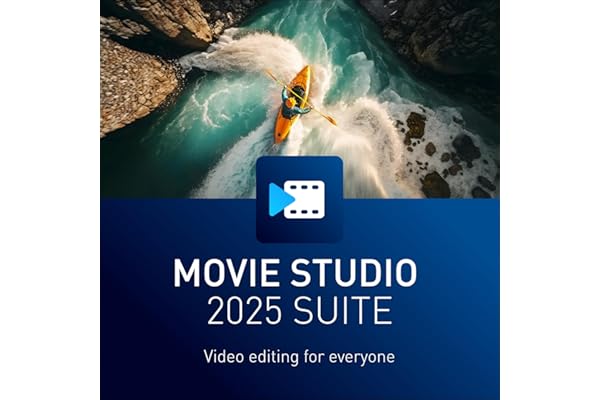 MAGIX Movie Studio 2025 Suite - Montage vidéo pour tous | Éditeur vidéo | Programme de montage vidéo | pour Windows 10/11 PC | 1 licence complète PC pour 2 appareils