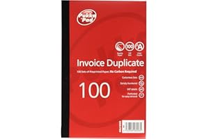 PUKKA PADS Pukka facture duplicata NCR sans carbone 1–100