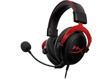 HyperX Cloud II Gaming Headset for PC & PS4 & Xbox One, Nintendo Switch, Red
