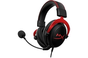 HyperX Cloud II – Gaming Headset PC/PS4/PS5, Red