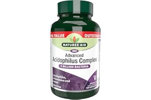 ‎NATURES AID Acidophilus Complex 50mg 180 Capsules