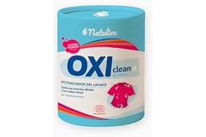 Natulim Oxi Clean - Polvo Quitamanchas ECO - Potenciador de Lavado Sin Lejia - Colores más vivos en la Ropa - Respetuoso con el Medio Ambiente - 500gr