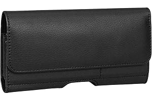 AQ Mobile Belt Case for Samsung Galaxy XCover 6 Pro, Faux Leather Magnetic Closure Belt Clip
