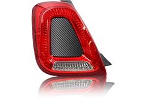 Finest Folia Pellicola per fanali posteriori, set da 2 pezzi, per superficie centrale dei fanali posteriori, sinistra e destra, decorazione su misura, accessori per auto, autoadesiva, DS017 (carbonio