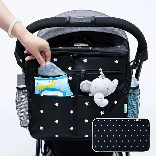 Borsa Organizer Per Passeggino Inglesina Day Bag - Comoda E Pratica Con Fasciatoio Integrato - Foto 2