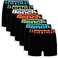 BENCH Mens 'Diego' Cotton Boxer Shorts, 7 Pack, Black