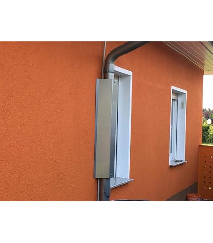 Waschbärschutz Für 100 Mm Regenfallrohr 0 - 2 Cm Wandabstand