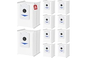 YONEENAIR 10 Stück Staubbeutel für Ecovacs Deebot X2 Omni Roboter-Staubsauger, Staubsaugerbeutel Ersatz Beutel Zubehörset für Ecovacs Deebot X2 Omni Saugroboter, 3L Grosse Kapazität