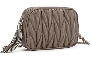 Asvert Sac Bandoulière Femme, Petit Sac a Main Femmes bandoulieres, Sacs Bandoulieres Chaîne Réglables, Sac à Main Femme, Sac Femme Chic, Sacoche Femme pour Ville Voyage Shopping Café