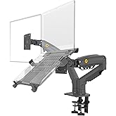 Ergoflex NB F160-FP Ergonomic &Ccedil;ift Kol Profosyonel 17"-32" Monit&ouml;r Tutucu ve 13"-17" Laptop Standı