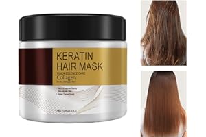 NEXOLLA Masque Capillaire Ultra Réparateur à la Kératine, Keratin Repair Hairmask, Deep Après-shampoing, Masque à la Kératine, Masque Capillaire Anti-Chute, Soin Intensif pour Cheveux Secs conditioner