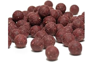 Carpline24 Futterboilies Robin Red Knoblauch 16 mm, 5 kg - Boilies zum Anfüttern von Karpfen, Köder für das Karpfenangeln, Angelfutter sinkend mit Lockstoff