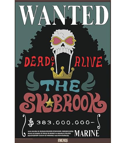 Poster One Piece - Wanted Shanks 52x38 Cm - Neuf, GB Eye, Décor Anime