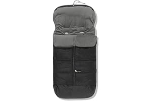 ECLAT SKINCARE Saco Universal Invierno para Silla de Paseo Color Negro-INTERBABY