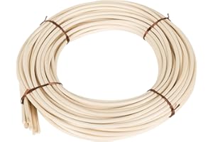 FEYART Rouleau de 500 g/rouleau de 5 mm en rotin naturel, canne de réparation pour chaise en osier, panier en osier et projets de bricolage