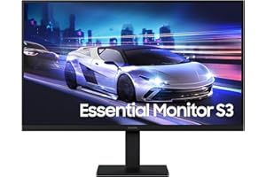 Samsung 27" Essential Monitor S32GF FHD (1,920 x 1,080) 120Hz Refresh Rate 5Ms for Gaming and Office Use(Amazon Exclusive)