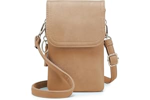 Roulens Mała damska torba na ramię na telefon komórkowy, torebka na telefon komórkowy z portfelem do zawieszenia, skóra poliuretanowa dla kobiet, designerska, regulowany pasek i breloczek do kluczy