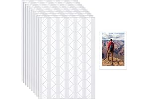 DEWFIGS ㅤ 1020 Stück Fotoecken selbstklebend Set transparente Bildecken für Alben, Scrapbooking, DIY, Basteln, Bilder Randaufkleber - Einfache Anwendung, sichere Haftung, ideal für Sammelalbum, Tagebuch, Kunst