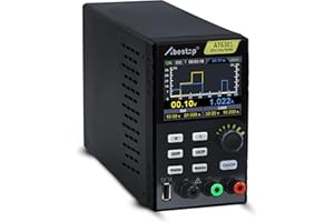 ‎ABESTOP 60 V/10 A Labornetzteil, labornetzteil 60V 300 W 2,8" 4-stelliges LCD labornetzgerät Mehrfachschutz Hohe Auflösung mit USB-Ladefunktion (60 V/10 A/300 W/AT6301)