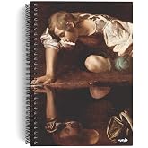 Michelangelo Merisi da Caravaggio/Narcissus, 1597-99 | Spiralli Defter 16 | A5 | &Ccedil;izgisiz |100 Sayfa