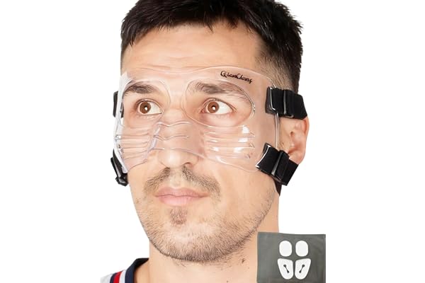 QianCheng Protection du nez et du visage avec rembourrage en silicone LX