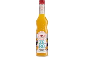 Toschi Zero+ Sciroppo Senza Zuccheri al gusto di Passion Fruit in Bottiglia di vetro da 560 ml.