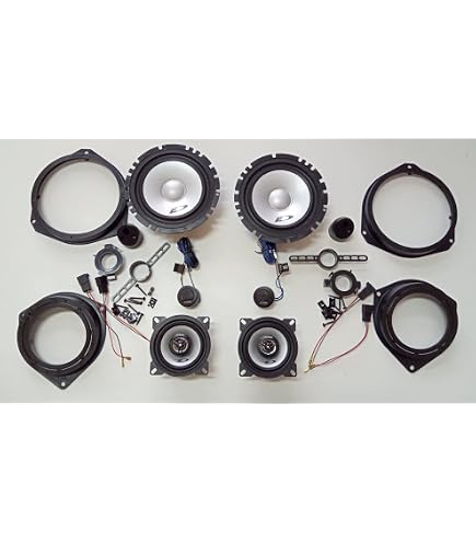 KIT 4 HAUT-PARLEURS ALPINE SXE1750S POUR FIAT PUNTO 188 (1999+) - Neuf Sous Emballage, Puissance 45W RMS