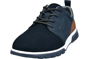 bugatti Męskie buty biznesowe, sznurowane