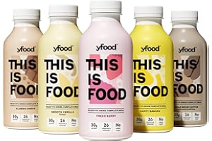 yfood Tasterpack, tasty meal replacement, THIS IS FOOD drink, 34g protein, 26 vitamins and minerals, 5 flavour Taster Pack (5 x 500ml)