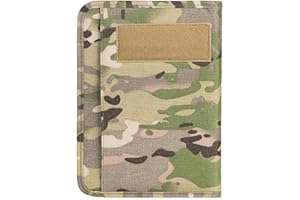 LERPWIGE Waterproof Outdoor Tactical Notebook Cover Diary Cover Case Outdoor Log Book Cover Organizer Camping Equipment Outdoor Log Book Cover Waterproof Sleeve Durable Adventure Journal Hiking Protector