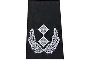 BAUM-M GMBH Rangschlaufen für Schulterklappen, Farbe:schwarz Oberstleutnant