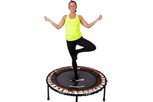 ‎MXL MAXIMUS LIFE FIT Bounce PRO Bungee-Trampolin Patentvergabe | Faltbar, Leise, Schön Konstruiert Professionelles Minitrampolin für Erwachsene & Kinder | Inklusive DVD Online Workouts | Maximalgewicht 150kg