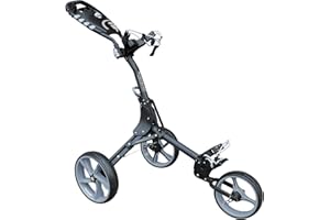 iCart Masters Compact Evo 3 Wheel Push Golf Trolley Black/Grey