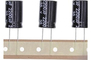 HUABAN 10 Piezas 35V 2200UF Condensador electrolítico de aluminio enchufable 16x25 16 * 25mm