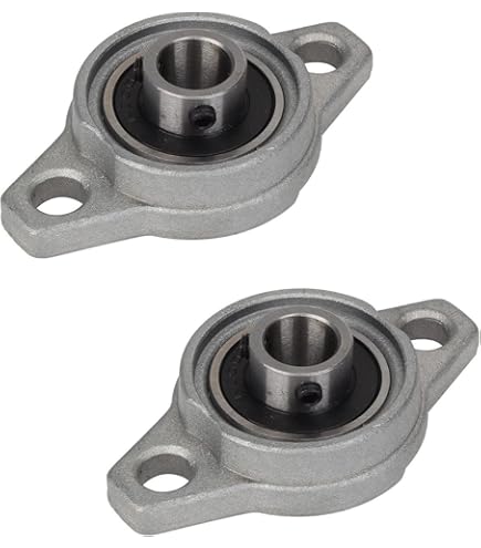 Sourcing Map 2pcs KP000 10mm Bore Zinc Alloy Inner Ball Mounted Pillow Block Insert Bearing - View #12