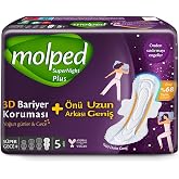 Molped S.Night &Ouml;n&uuml; Uzun Gece Plus Ped 5'li