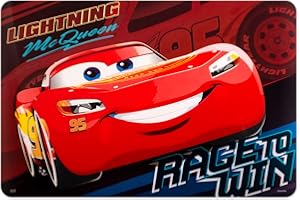 Lulabi Disney Cars Race Tovaglietta in Polipropilene Decorata, 45x30cm