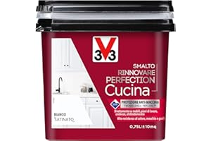 V33 SMALTO RINNOVARE PERFECTION CUCINA Bianco Satinato 0,75 L