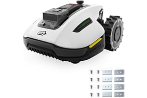 MAMMOTION YUKA Mini Mähroboter ohne Begrenzungskabel, NetRTK+Vision Rasenmäher Roboter, KI Smarte Hindernisvermeidung Rasenroboter, App-Steuerung mit 4G-Modul, 50% Steigung (yuka mini 500)