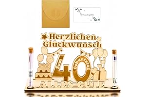 Virtue Yun Holzgeburtstagsgeschenk, 40. Geburtstag, Geldgeschenk, Dekoration, Modern, Holzfarben