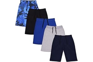 A2Z 4 Kids Garçons Shorts Coton S'étirer Casual Été Longueur au Genou Confortable Lightweight Pantalon pour Une Occasion intérieure ou extérieure Âge 5-13 Ans
