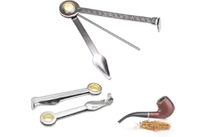 Kare & Kind 3 in 1 - Attrezzo per tubi da fumo, manomissione, poker, alesatore, efficace strumento di pulizia, confezione da 3, funziona anche per narghilè, tubo dell'acqua