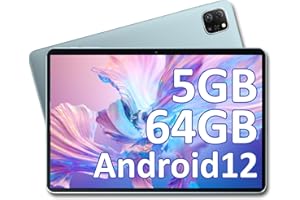 OSCAL Tablet 10 Pollici, 2023 Tablet Offerta 5GB RAM+64GB ROM (TF 1TB), 1280×800 HD+, 6580mAh, Fotocamera 5MP, Android 12 Tablet con WiFi/BT/OTG/Type-C/Headphone Jack 3.5mm/Casting Wireless