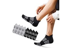 EKSHER Sneaker Socken Unisex Sportsocken Kurze Halbsocken Laufsocken Baumwolle 35-50 Multipack Baumwolle Socken Atmungsaktive 8 paar