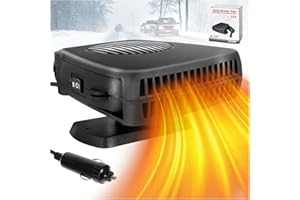 71NMLY Riscaldatore Auto 12v, Riscaldamento Rapido,Riscaldatore per Auto,Portatile Riscaldatore per Auto,Sbrinatore Riscaldamento Auto,Auto Demister Tanica con attitolia