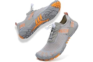 Topwolve Escarpines para Hombre Barefoot Secado Rápido Zapatos de Agua Respirable Antideslizante Zapatillas de Deportes Acuáticos Buceo Snorkel Surf Yoga